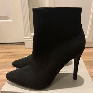 Black booties bought on Vici